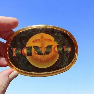 Vintage Kansas Collectible Belt Buckle Missing Bar 1977